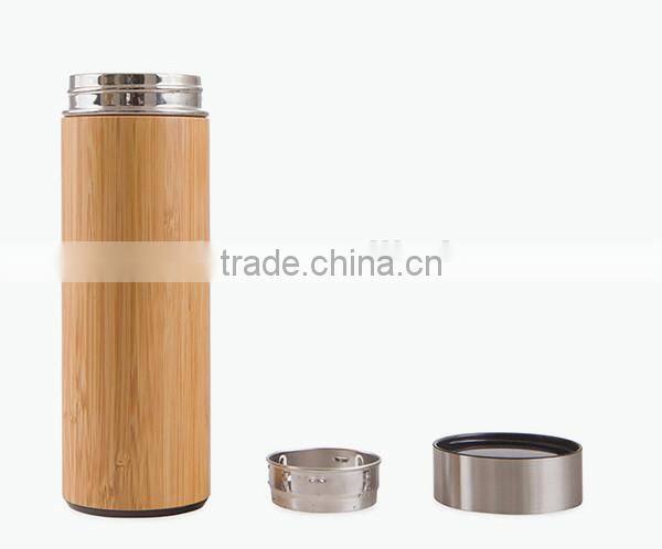 Bamboo insulation cup bamboo water bottle