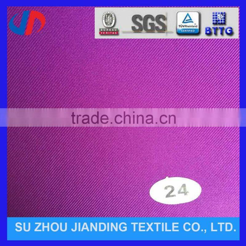 Polyester DTY Twill Oxford Fabric High Density Backpack Materials