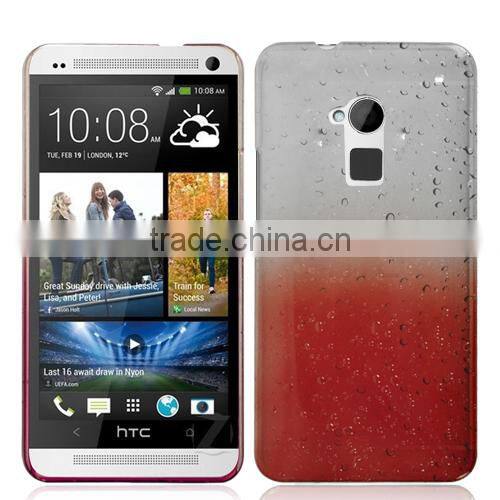3D raindrop mobile phone hard case cover for HTC one max T6