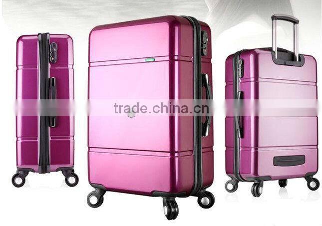 China ShenZhen Factory New Design ABS+PC luggage