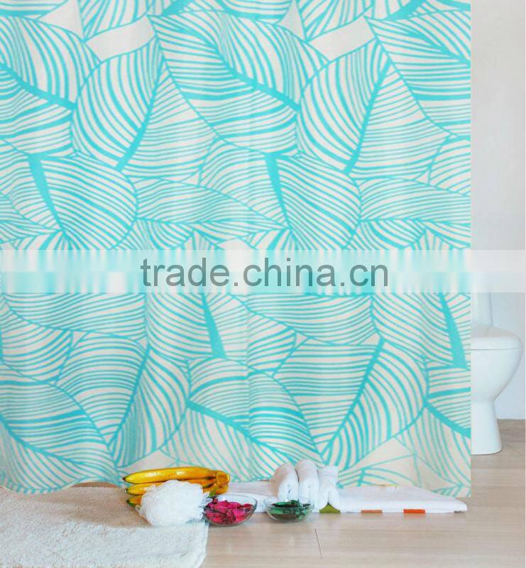New printed Polyester hotel bath Shower curtain