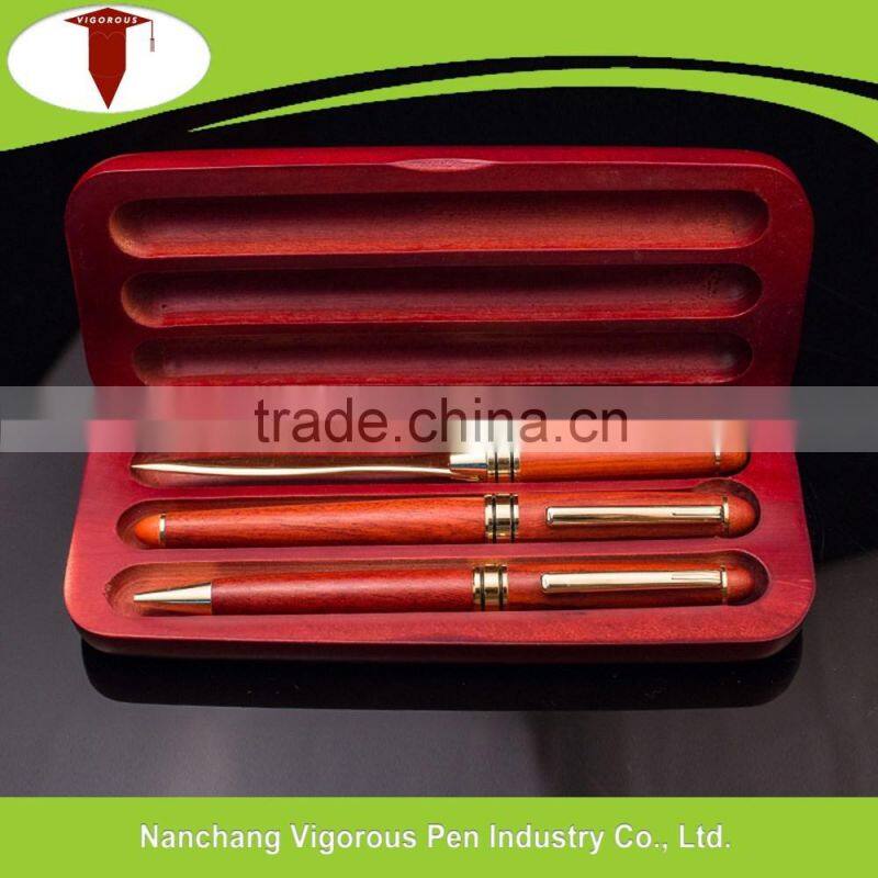 high level wood pen set