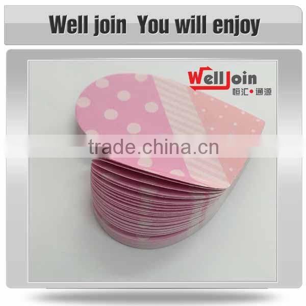 Fashion Customized Promotion heart shaped sticky notes