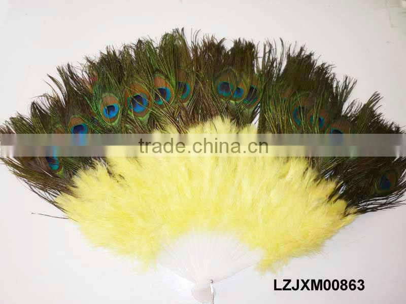 Dance costume peacock feather fan LZQYY00032
