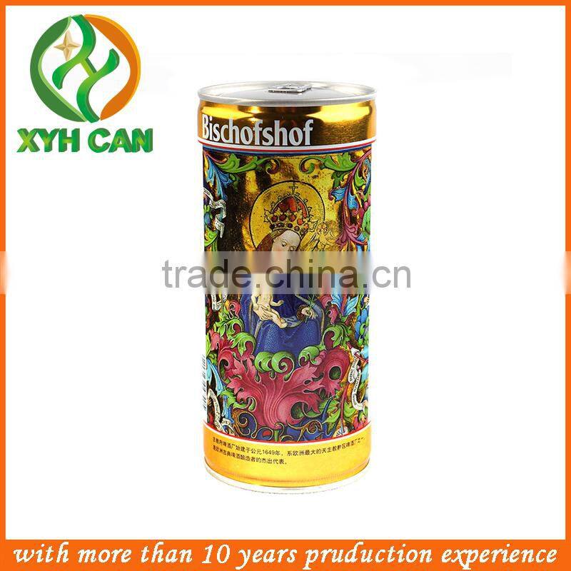 Beverage drinking juice empty tin can