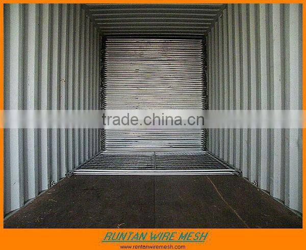 factory for construction hot dipped galvanized steel temporary fence