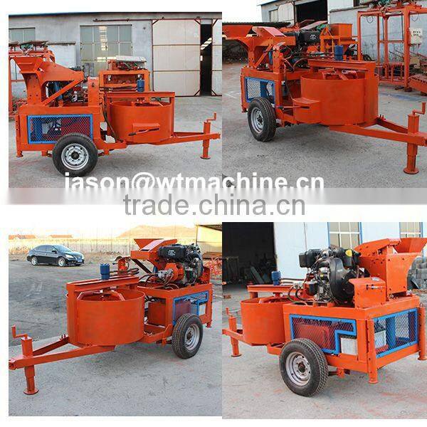 WT1-20M promotion price clay automatic block brick forming equipment