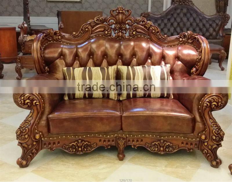 Chesterfield white leather sofa home sofa high end restaurant furniture