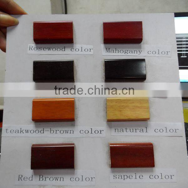 decorative residential steel wood straight staircase