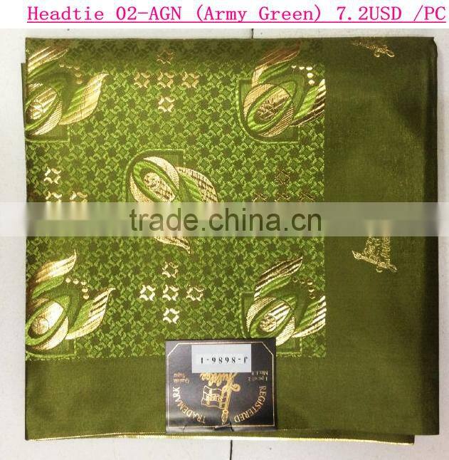 Swiss sego damask headtie/Nigerian sego headtie for weman