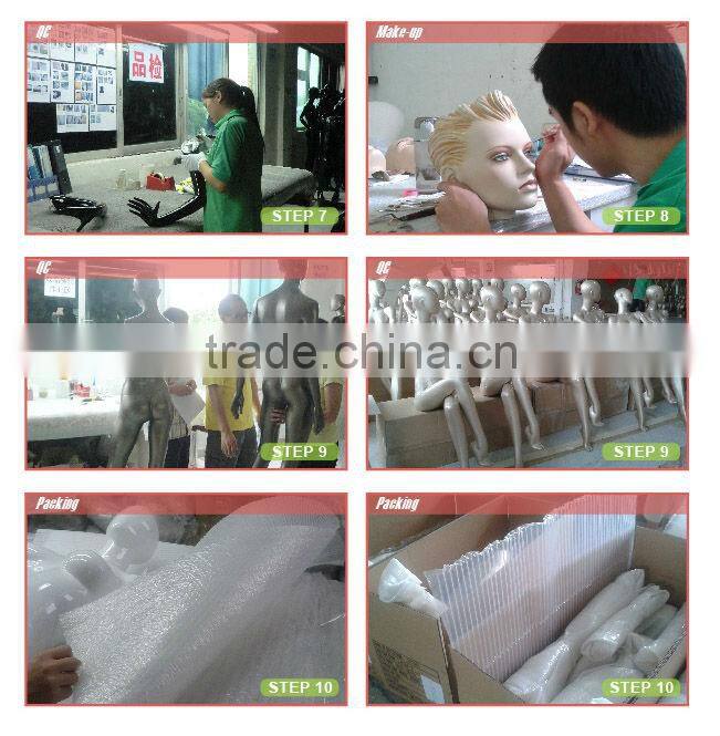 Full body transparent mannequin