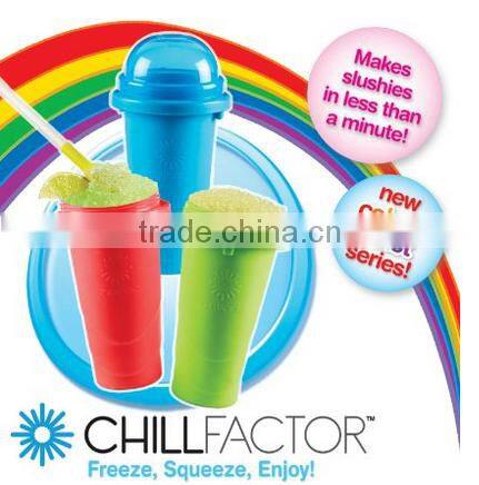 2016 Latest Chill Factor Squeeze Cup Slushy Maker