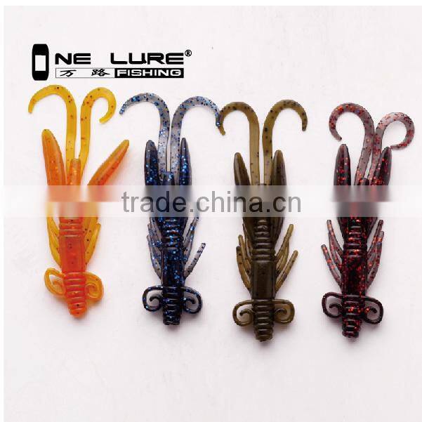 10cm 5.2g High Quality Fishing Lure Soft Worm Bait Free Sample