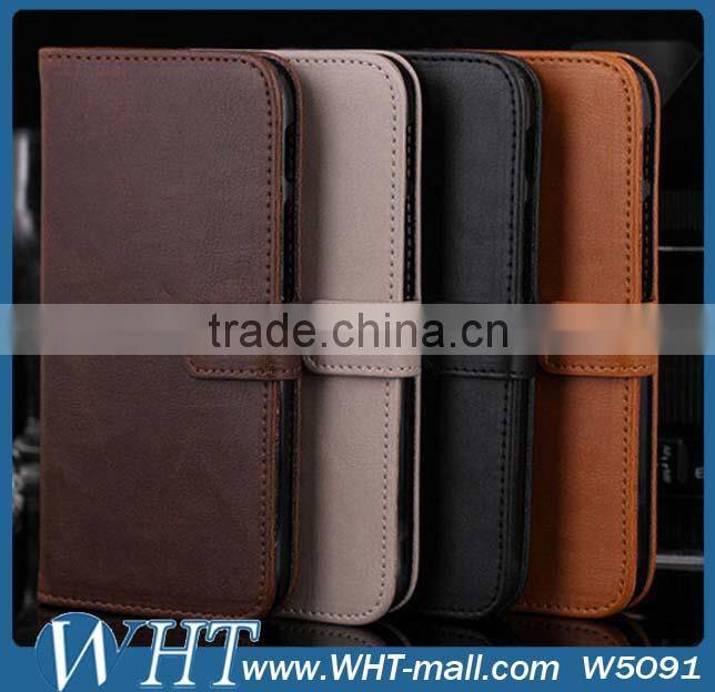 China Wholesale Mobile Accessory for Smartphone Leather Case for HTC One 2 M8