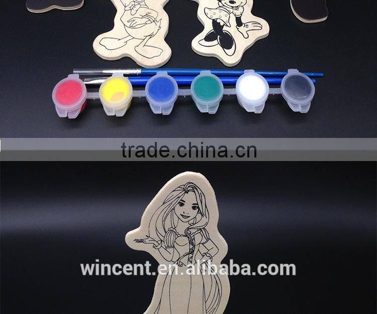 Kids Educational DIY Wooden Fridge Magnet