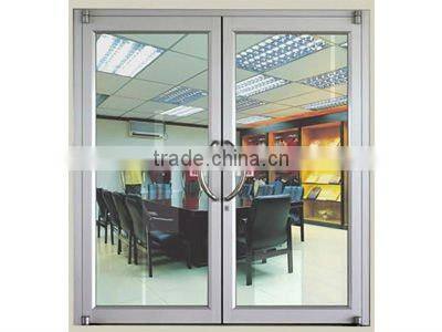 With aluminum alloy profile fixed frame glass door,used door closer.
