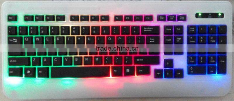 High Quality Colorful Laptop Gaming Keyboard for Desktop PC