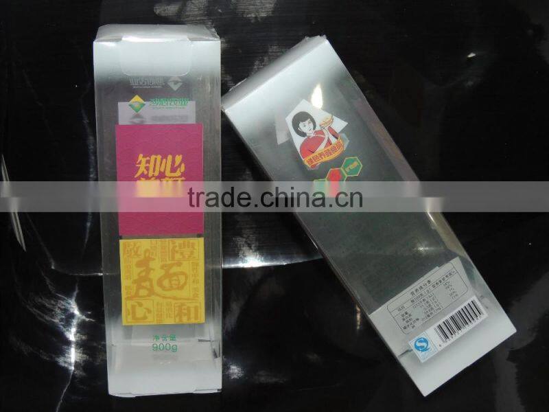 clear plastic box packing