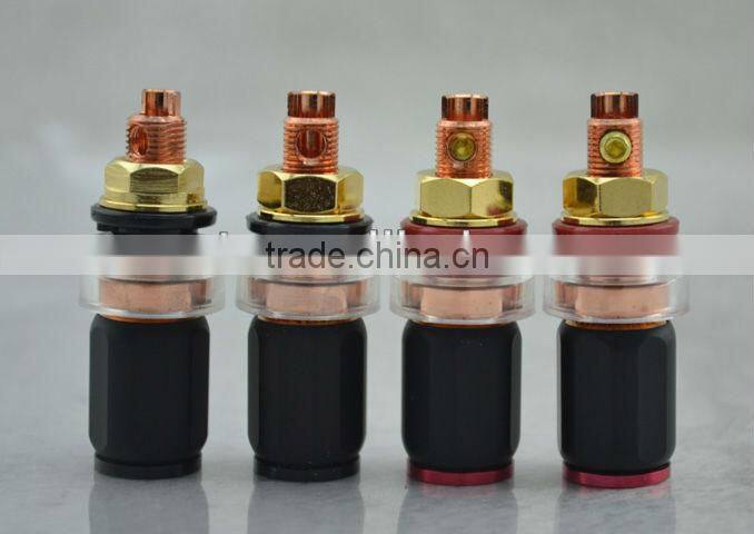 Acrolink Red copper short binding post