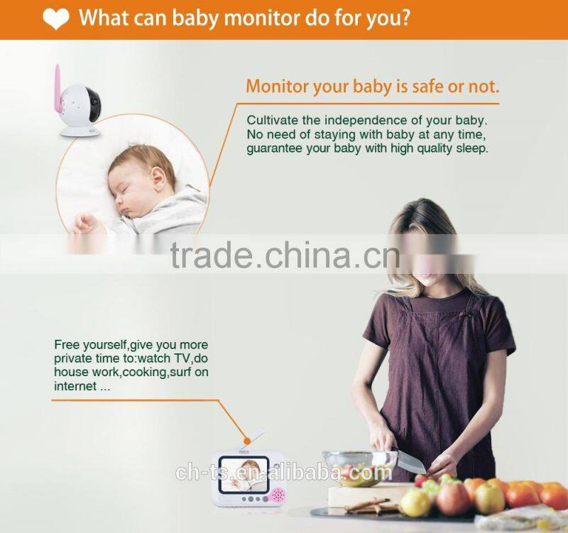 3.5" LCD Video Baby Monitor ,Wireless Digital camera