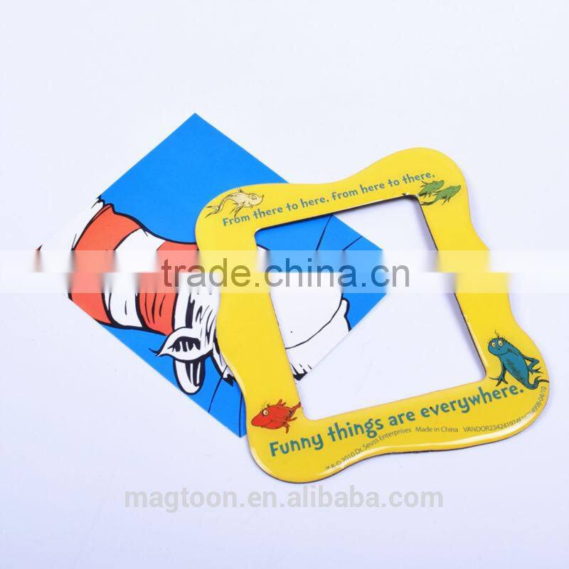 2016 funny dog epoxy magnetic picture photo frame