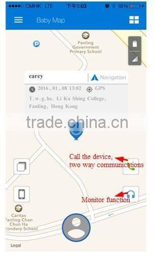 Smart Watch GPS for Kids/Children with Two Way Speaking and Micro SIM Card