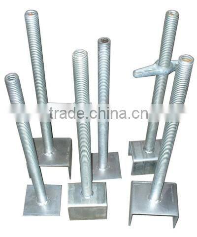 Q235 Galvanized Screw Jack Base /Scaffolding Fittings Jack Nut Use with Screw Rod