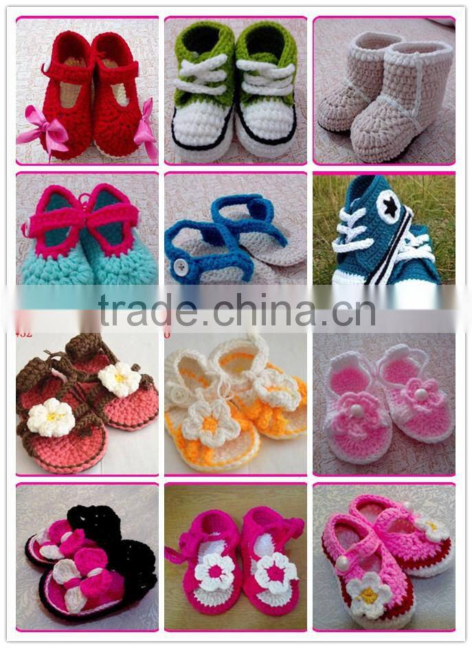 cute handmade baby crochet booties