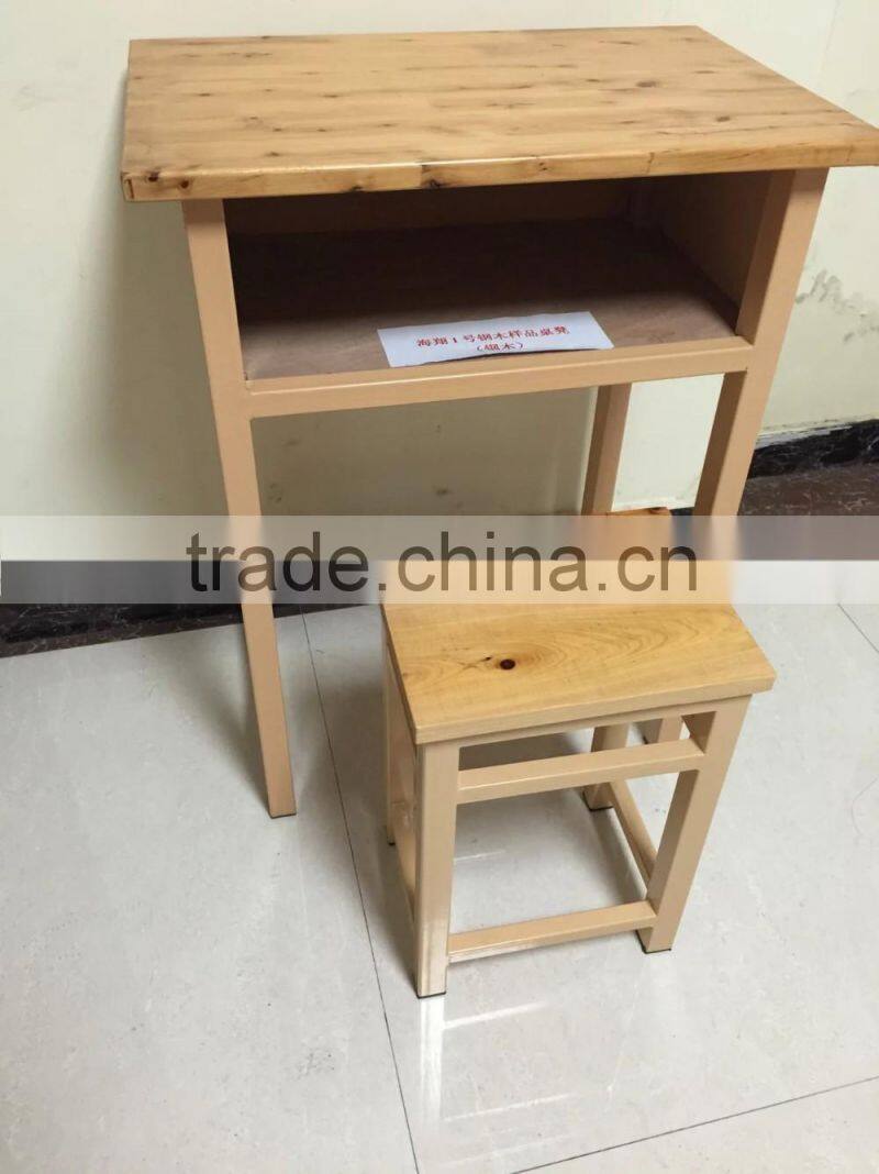 school furniture school desk and chair HXZY067 wood desk