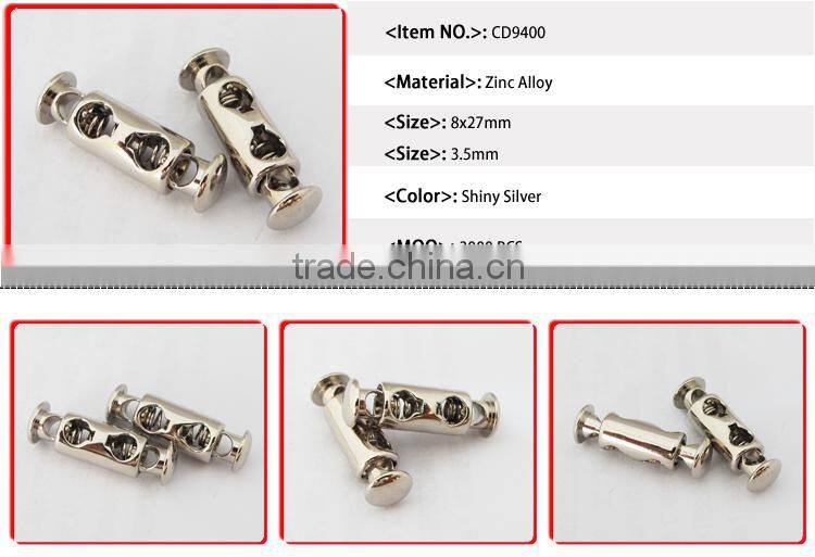 CD9400 Fashion Custom Made Metal Cord End Cord Lock