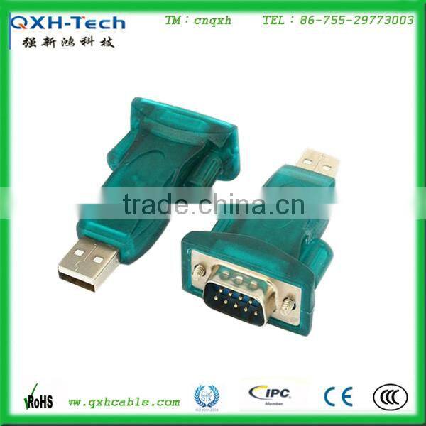 TOP Qulity Blue USB to RS232 Adapter Factory Supply