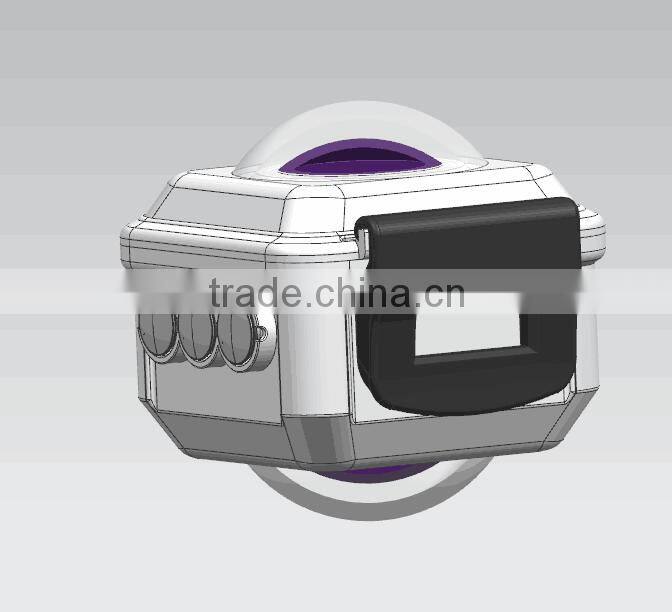 2016 New arrival Go Pro Style dual lens panoview 360 degree all viewer sport action camera