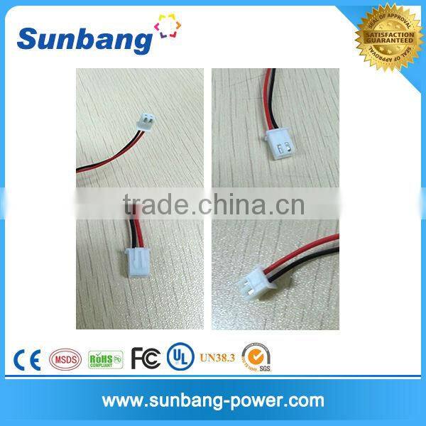 Custoimized size rechargeable 10100140 7.4v polymer type 9800mah lithium aa battery