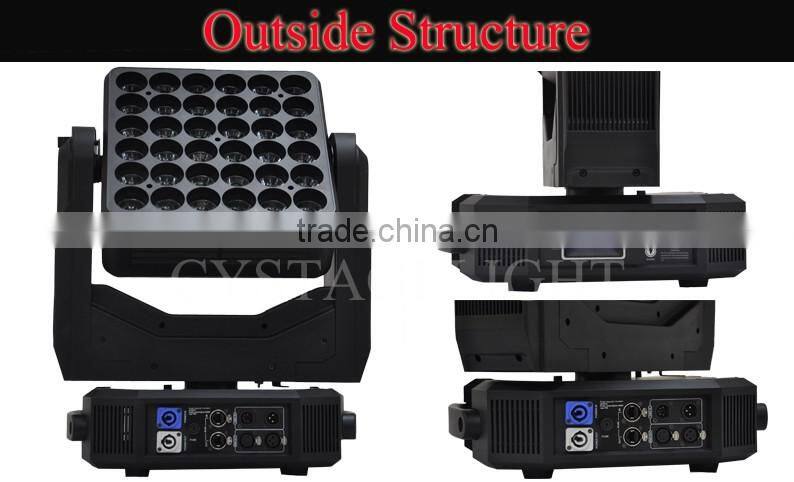 36X12.8W Quad RGBW 4 IN 1 Magic Matrix Pannel Moving Head