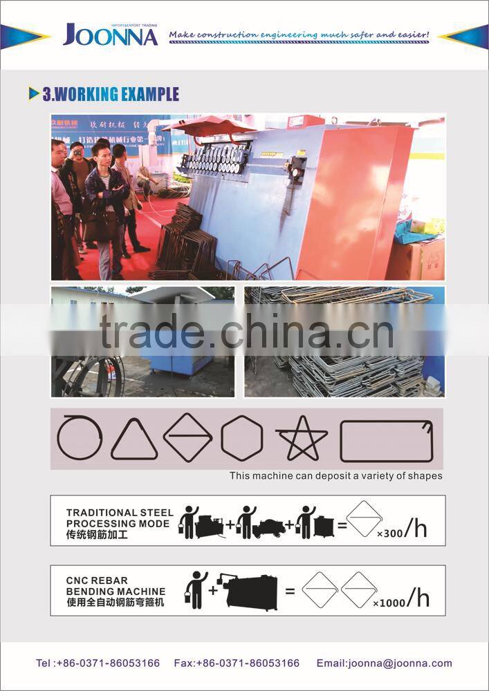 Automatic CNC Steel Bar Bender SGW12