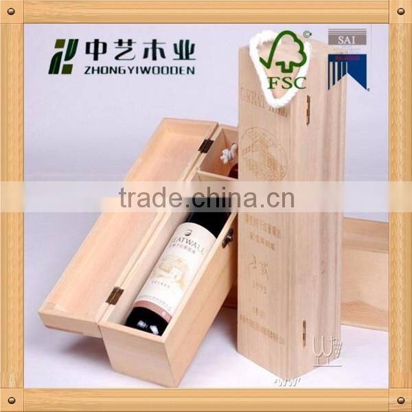 Trade assurance wholesale Custom Made Wooden Wine Boxes for wine bottle