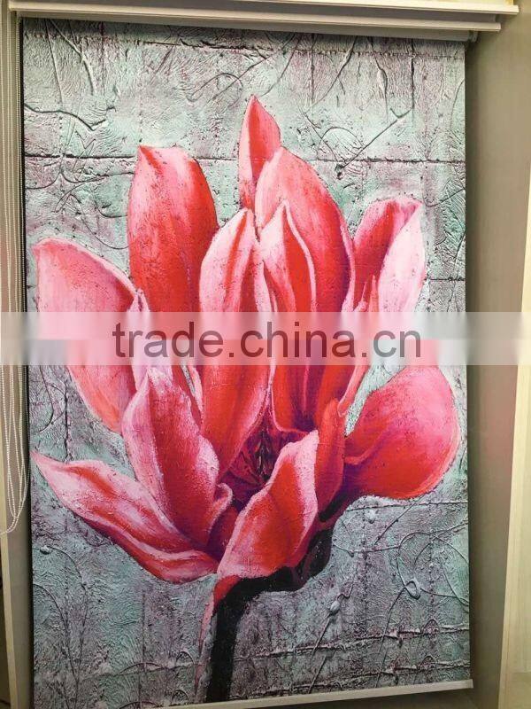 3D digital printed wall paper,roller blinds for windows