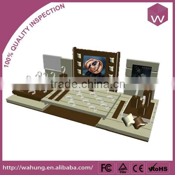 Customized Plastic Watch Display Showcase/Luxury Display Trays For Watches Wholesale