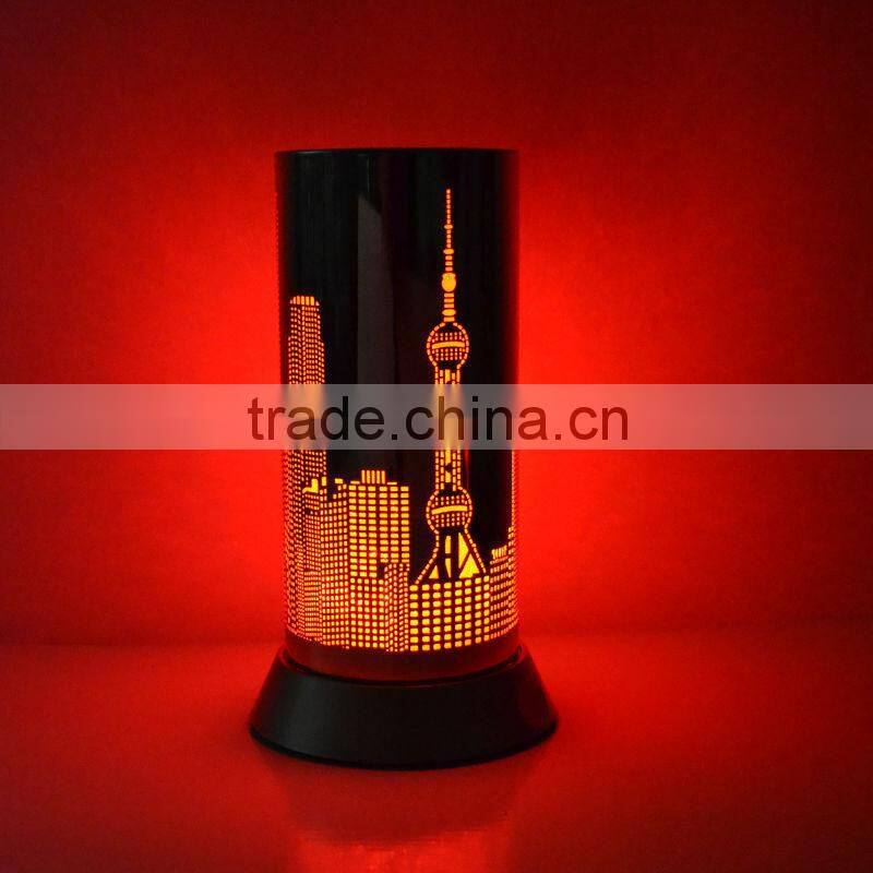 Battery Operated LED color changing touch light for decoration