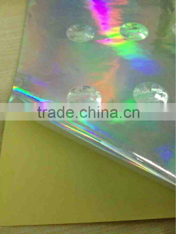 Customised Label sticker With PET multi lens Film