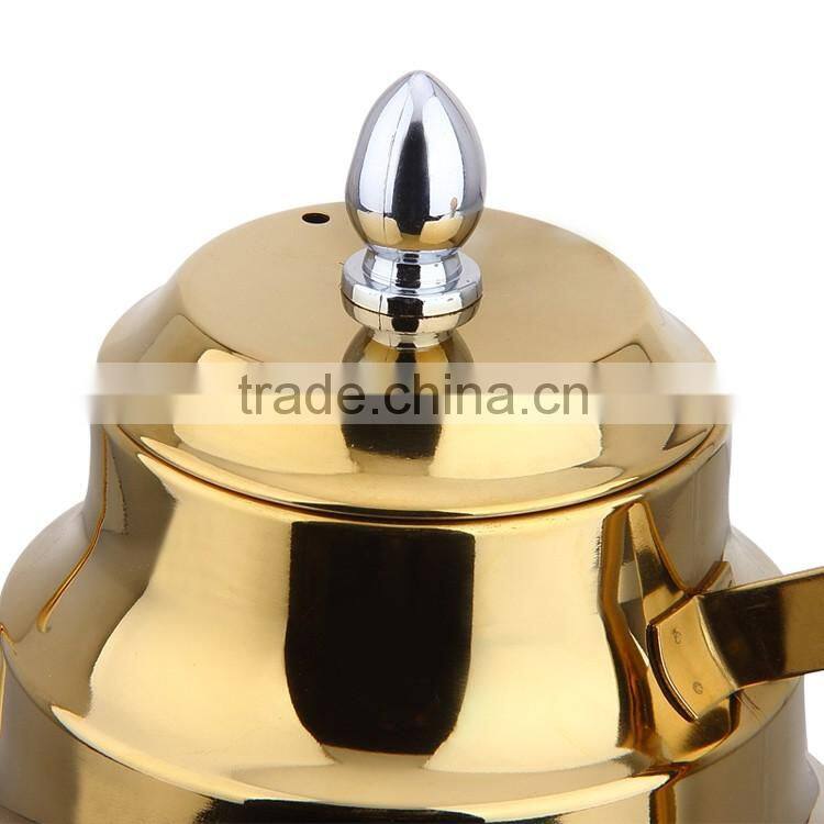 colourful stainless steel long spout coffee pot & tea pot