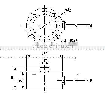 20KN T102 compression load cell,force sensor,spoke compression type load cell