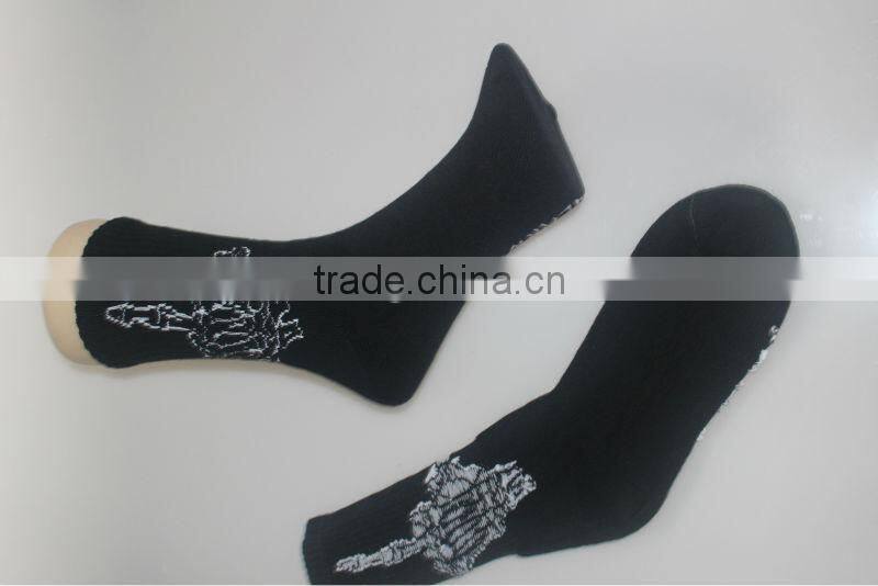 Hot Sale Fancy Custom Adult Men Gender Sole Terry Socks
