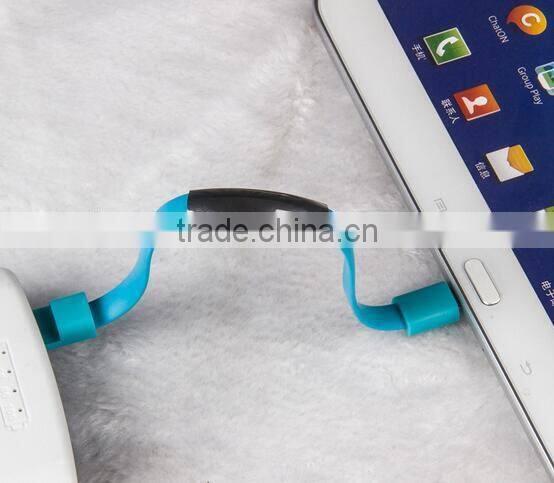 Smart Phone Charging Wire Bracelet Data Lines Micro USB Data Cable for All Digital Products