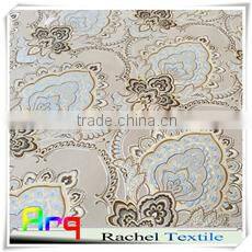 Fancy luxury heavy jacquard polyester fabric for classic sofa cover, cushion, bedding