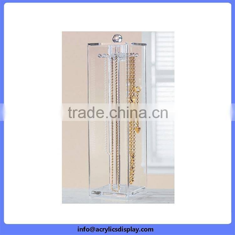 Cheaper professional acrylic jewelry box with compartment