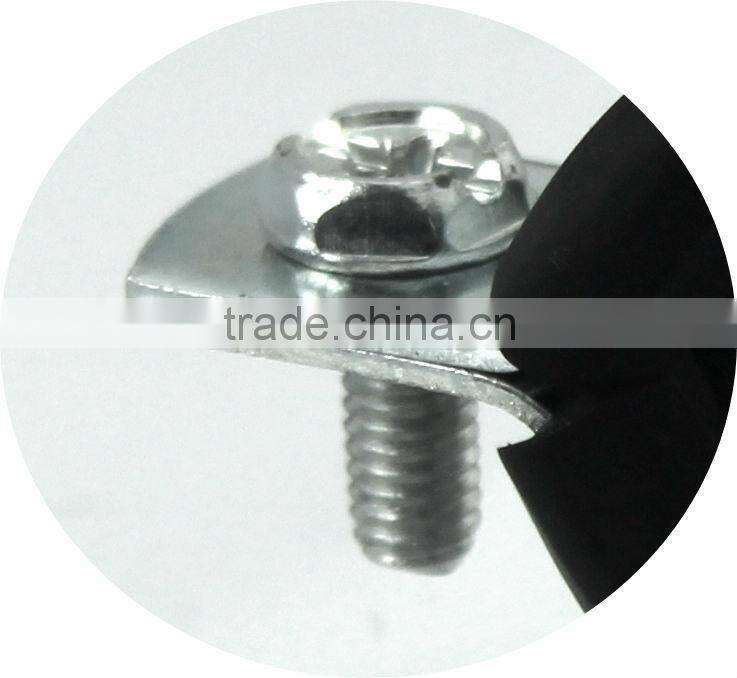 Welding type clamps M8 with rubber