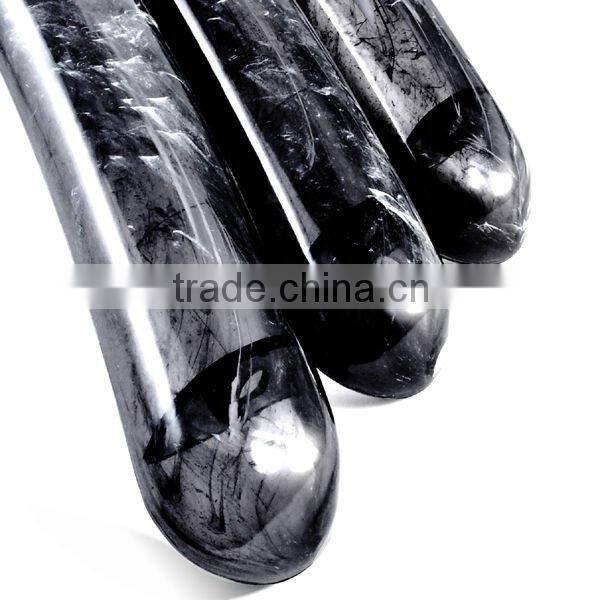 Plastic Black Marbled Luxury Jacket Hanger for Luxury Sports Wear
