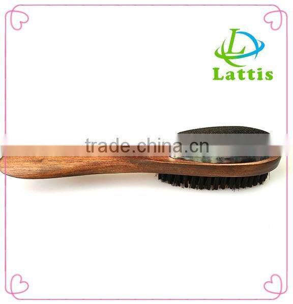 Wholesale bristle wood foot brush with pumice stone shower brush