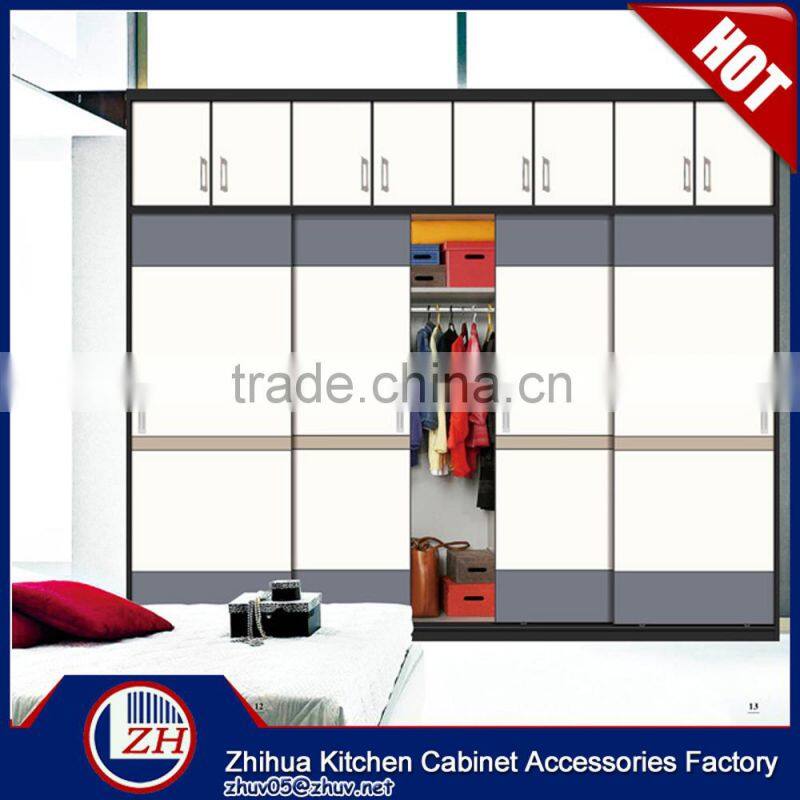 Double color wardrobe design furniture bedroom wardrobe inside design